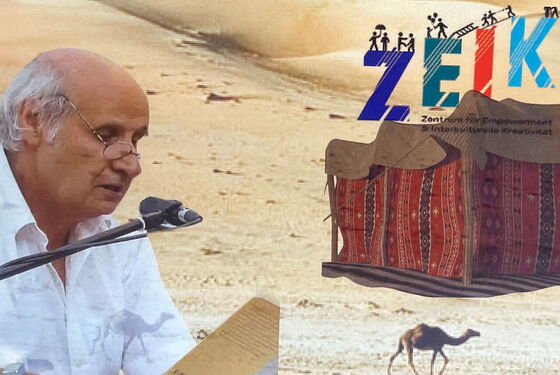 Selim Alafenisch liest aus seinem Buch vor